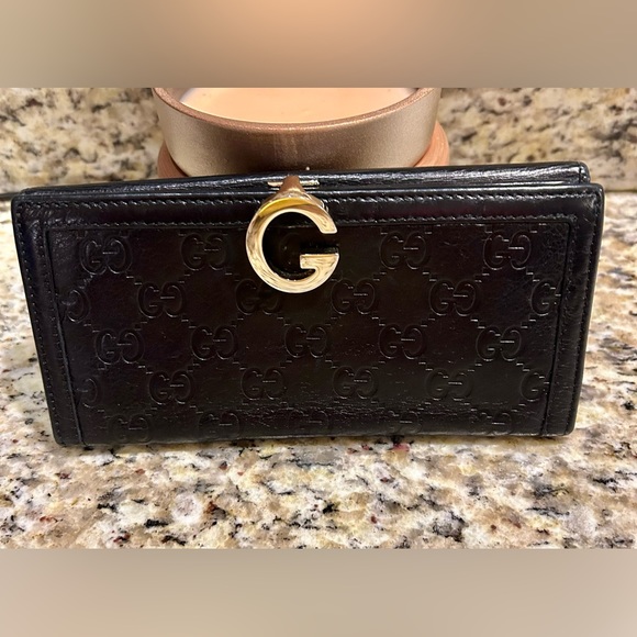 Gucci GG Leather Long Wallet - Picture 1 of 14